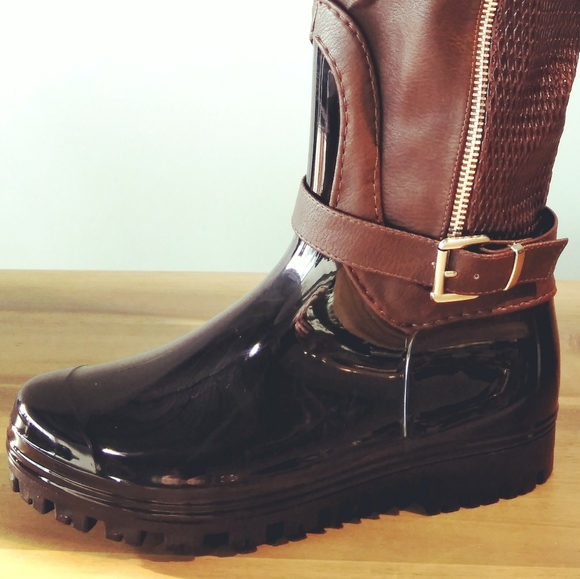 Equestrian style Rain Boots - Picture 2 of 6